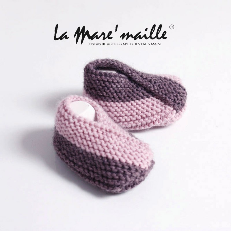 petit chausson en laine