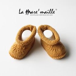 Chaussons bébé laine...