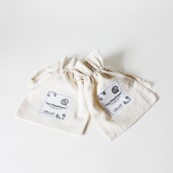 Ensemble chaussons et bonnet bébé maille laine Merinos miel