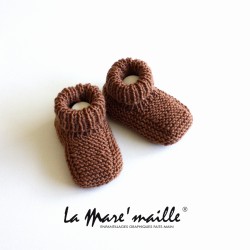 Chaussons bébé montants...