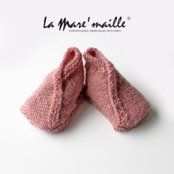 Chaussons bébé maille en...