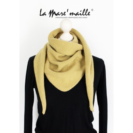 Foulard au tricot Joanne fait main
