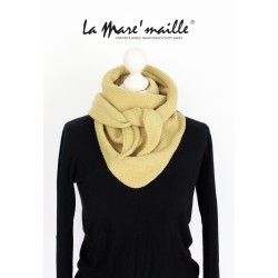 Foulard au tricot Joanne fait main