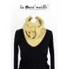 Foulard au tricot Joanne fait main